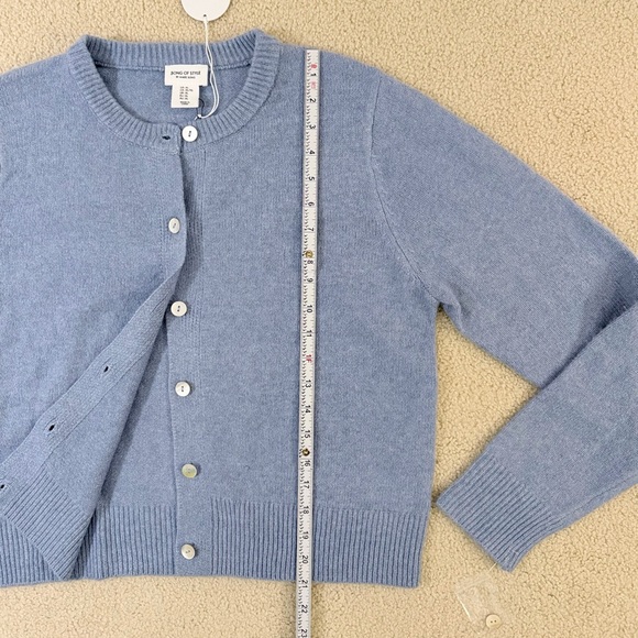 Cozy Light Blue Cardigan Sweater - Picture 4 of 6